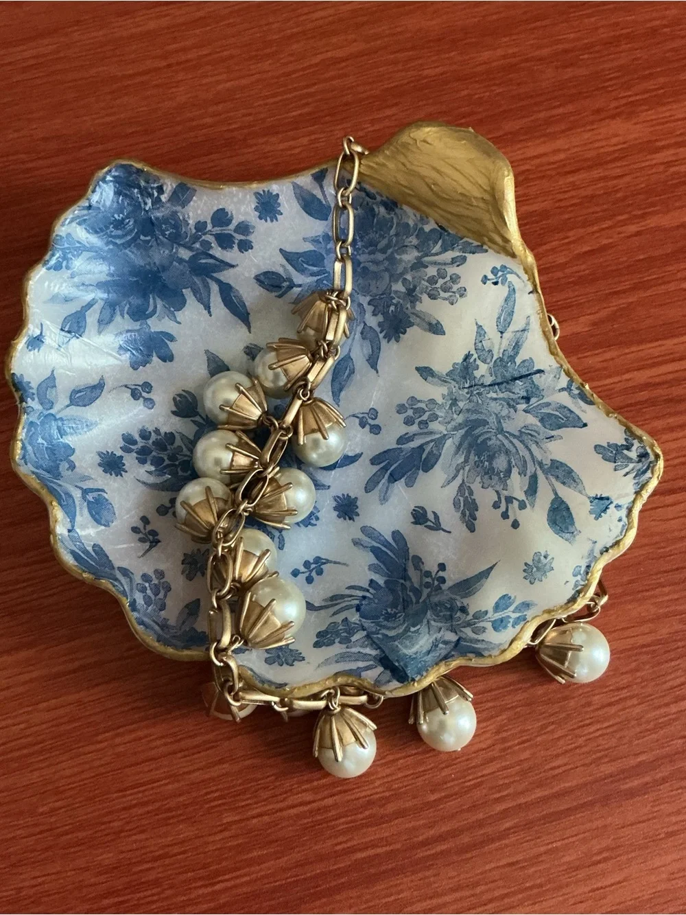J. crew Gold-Tone Pearl Drop Statement Necklace - Cream Pearls